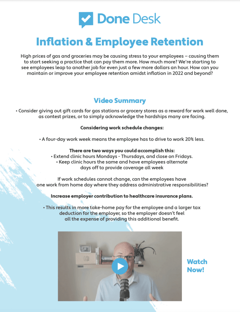 Inflation & Employee Retention