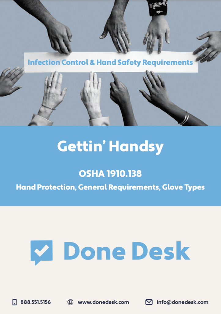 Infection Control Hand Safety Requirements