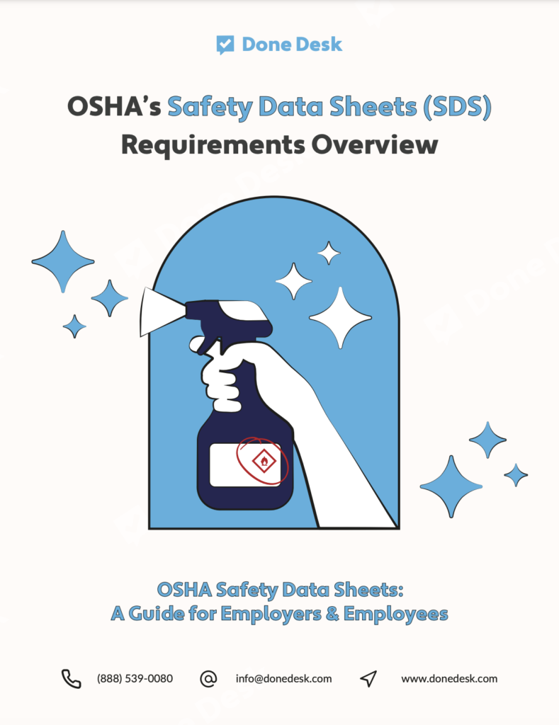 OSHA’s Safety Data Sheets (SDS) Requirements Overview