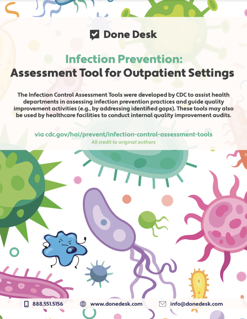 Infection Prevention: Assessment Tool for Outpatient Settings