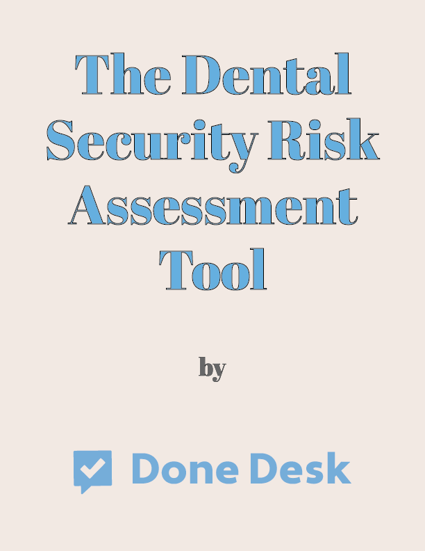 Dental Security Risk Assessment Tool