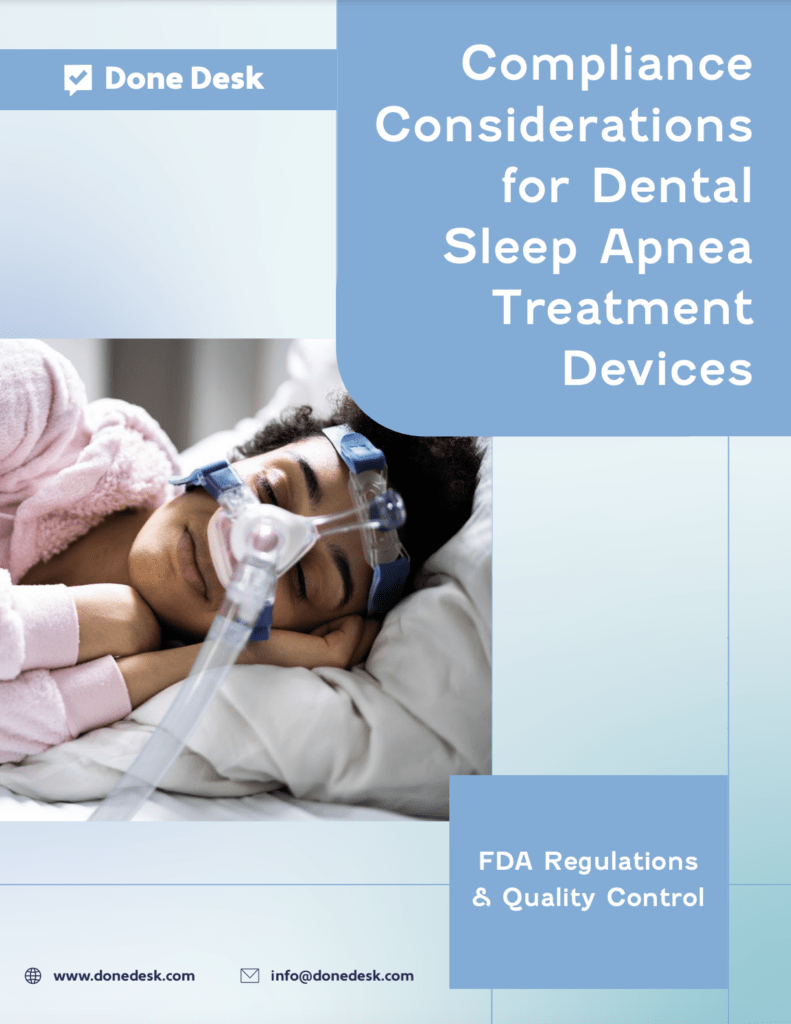 Compliance for Dental Sleep Apnea Treatment Devices