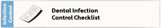 Dental Infection Control Checklist