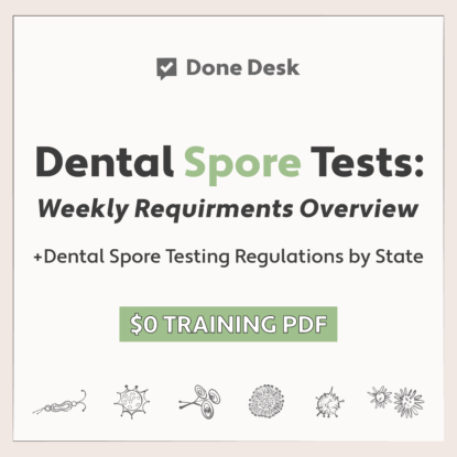 Dental Spore Testing
