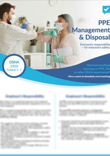 Dental PPE Management and Disposal