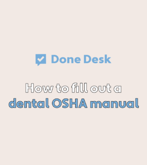 How to fill out a dental OSHA manual