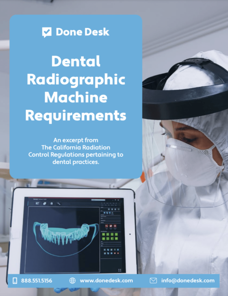 Dental Radiographic Machine Requirements