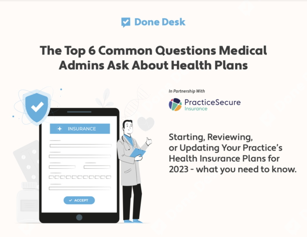 The Top 6 Common Questions Medical Admins Ask About Health Plans