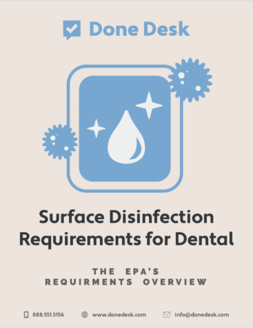 EPA Surface Disinfection Requirements - Surface Disinfection Requirements for Dental