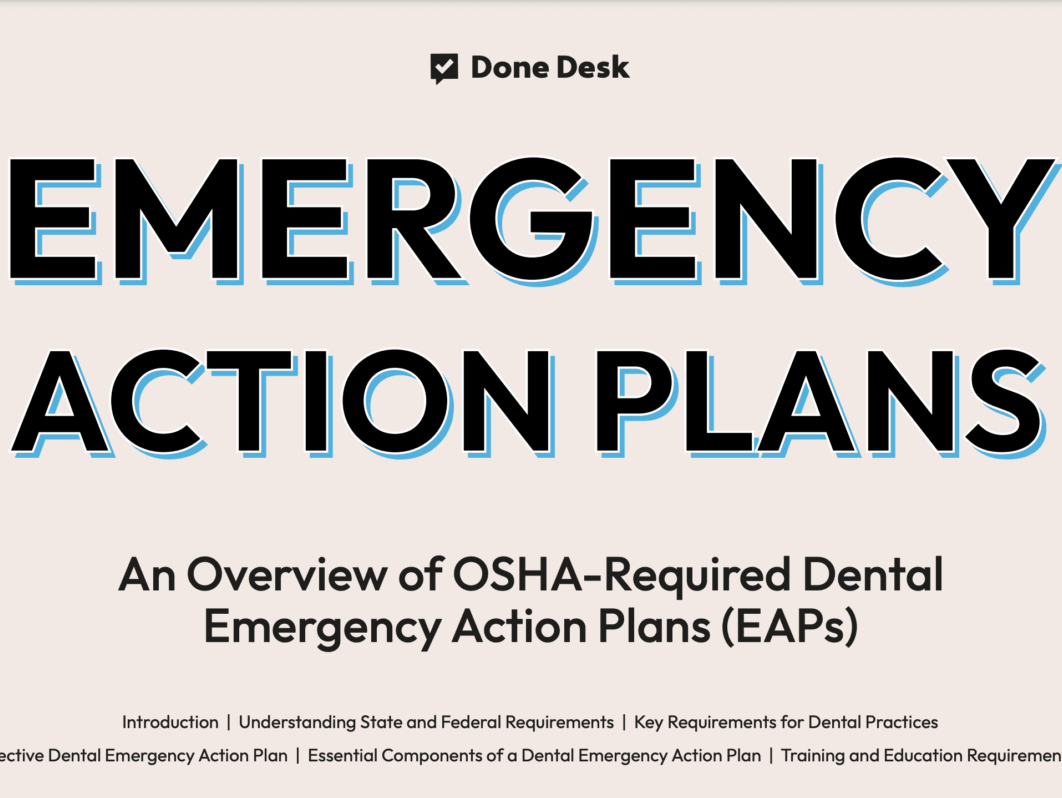 An Overview of OSHA Emergency Action Plans (EAPs) for Dental Practices